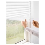 SCHOTTIS Pleated blind, white, 90x190 cm