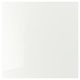 SIBBARP Custom made wall panel, high-gloss white/laminate, 1 m²x1.3 cm