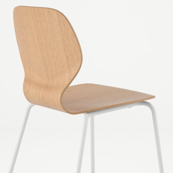 SIGTRYGG Chair, oak/Sefast white