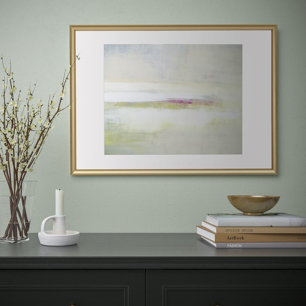 SILVERHÖJDEN Gold Colour Photo frame, 50x70 cm IKEA