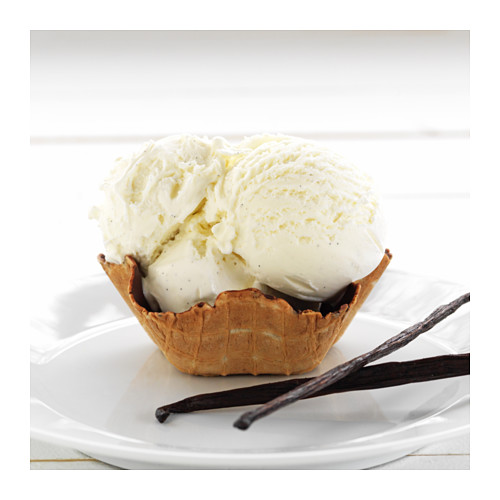 SINNLIG Scented candle in glass Sweet vanilla/natural 7.5 cm IKEA