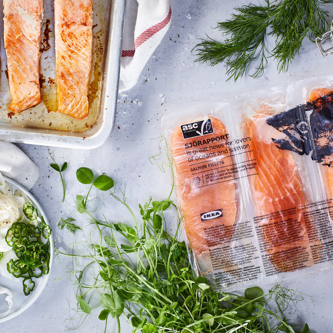 Sjorapport Asc Certified Frozen Salmon Fillet Ikea