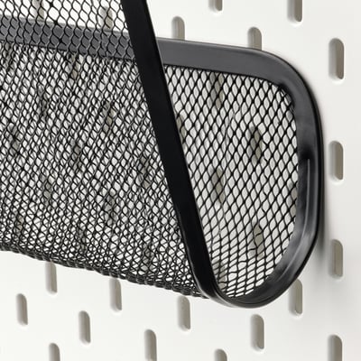 SKÅDIS magazine holder, black - IKEA UK