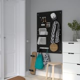 SKÅDIS Pegboard, black, 76x56 cm