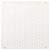 SKÅDIS Pegboard, white, 56x56 cm