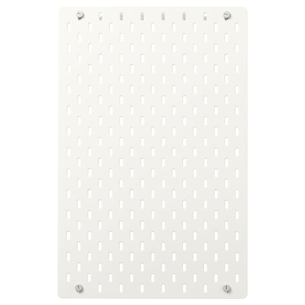 SKÅDIS Pegboard, white, 36x56 cm