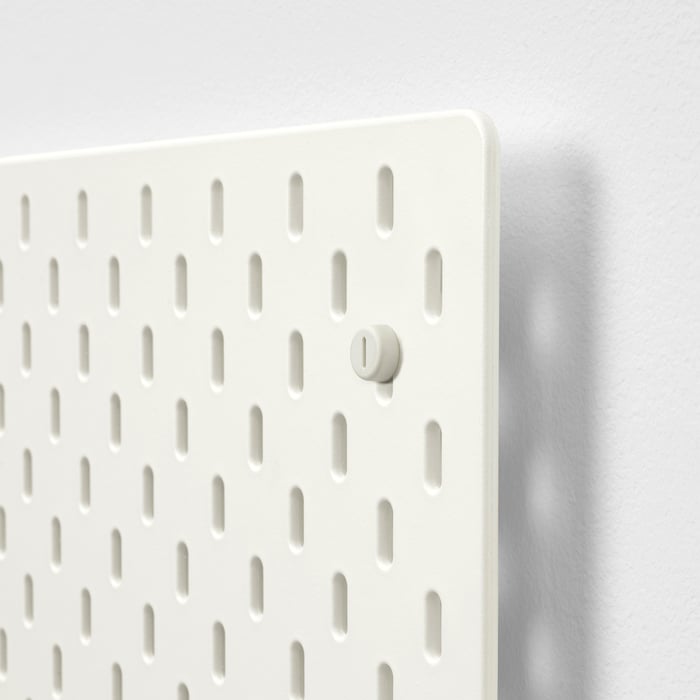 SKÅDIS white, Pegboard, 76 x56 cm IKEA