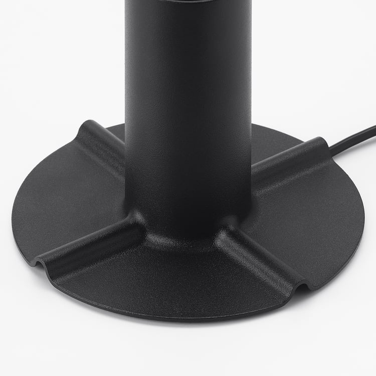 SKALLRAN dark grey, metal, table lamp base IKEA