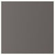 Option: SKATVAL Door with hinges, dark grey, 40x40 cm