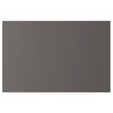 SKATVAL Door with hinges, dark grey, 60x40 cm