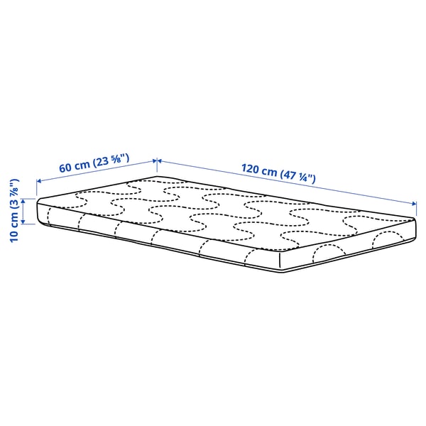 SKÖNAST Foam mattress for cot, 60x120x10 cm