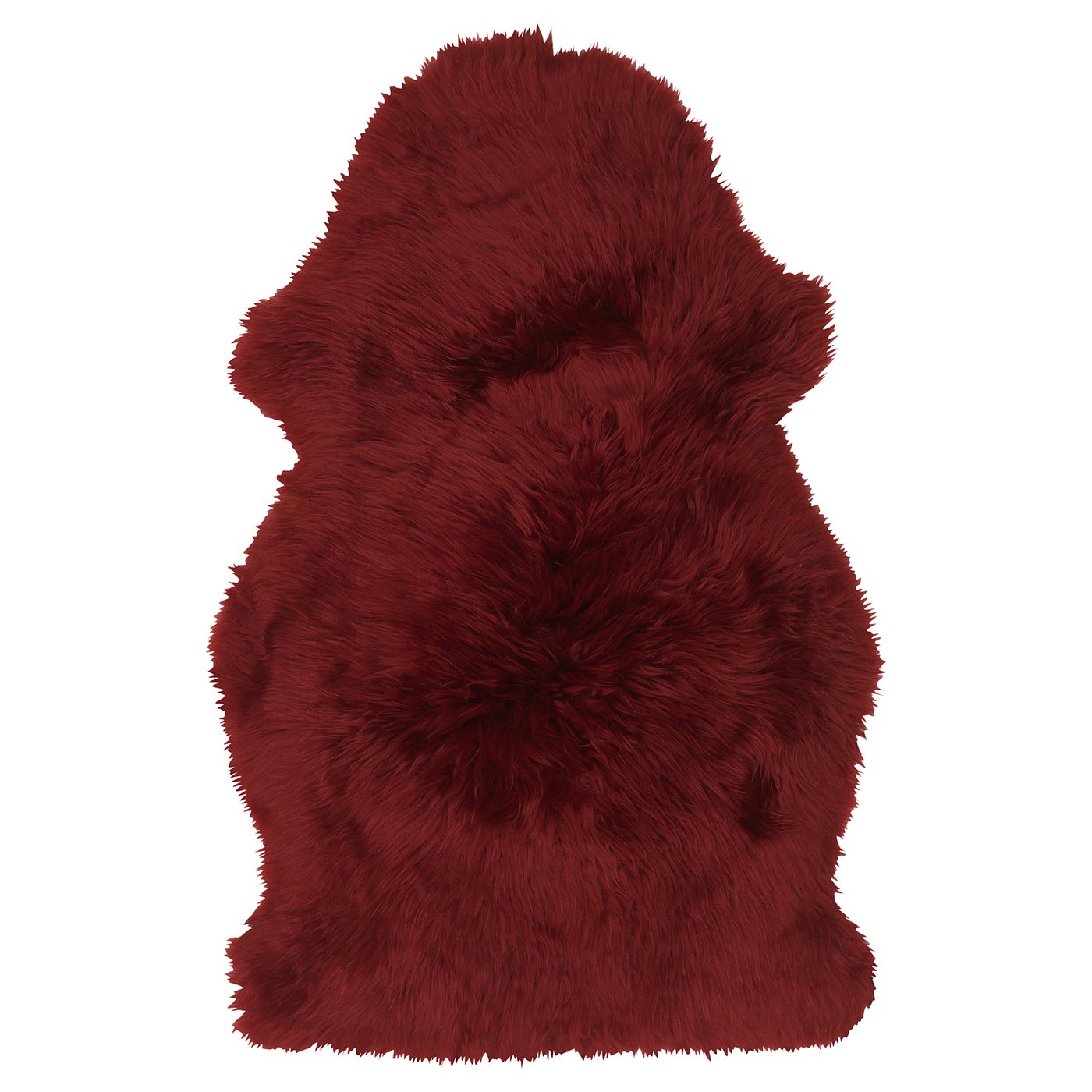SKOLD Sheepskin, dyed, dark red, 90 cm IKEA