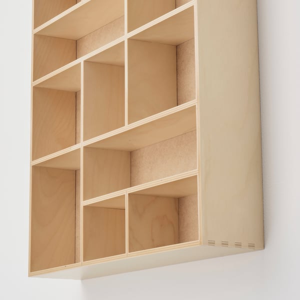 SKUTSKÄR Display shelf, birch plywood, 40x40 cm IKEA