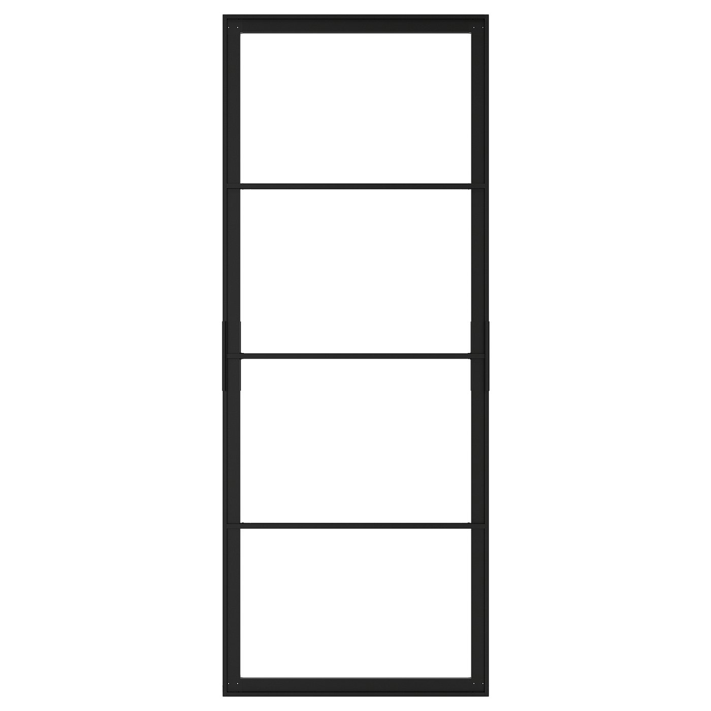SKYTTA Sliding door frame - black 77x196 cm