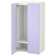 SMÅSTAD / PLATSA Wardrobe, white/lilac, 60x42x123 cm