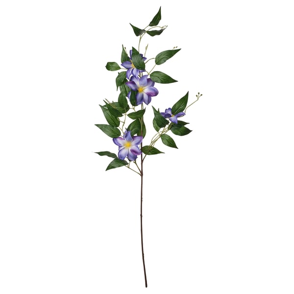 SMYCKA Artificial flower, in/outdoor clematis/blue, 97 cm