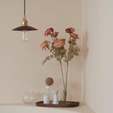 SMYCKA Artificial flower, in/outdoor/Rose golden-brown, 63 cm