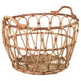 SNIDAD Basket, rattan, 54x39 cm