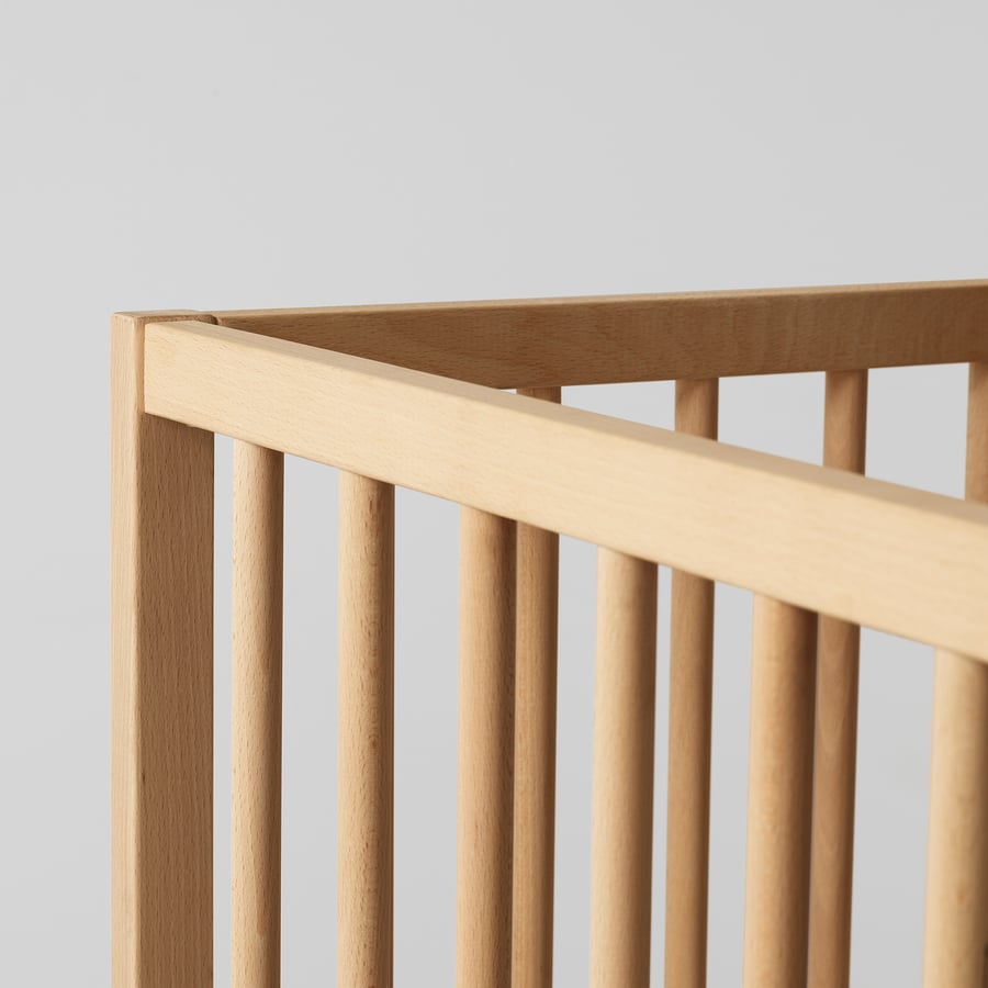 SNIGLAR beech, Cot, 60x120 cm IKEA