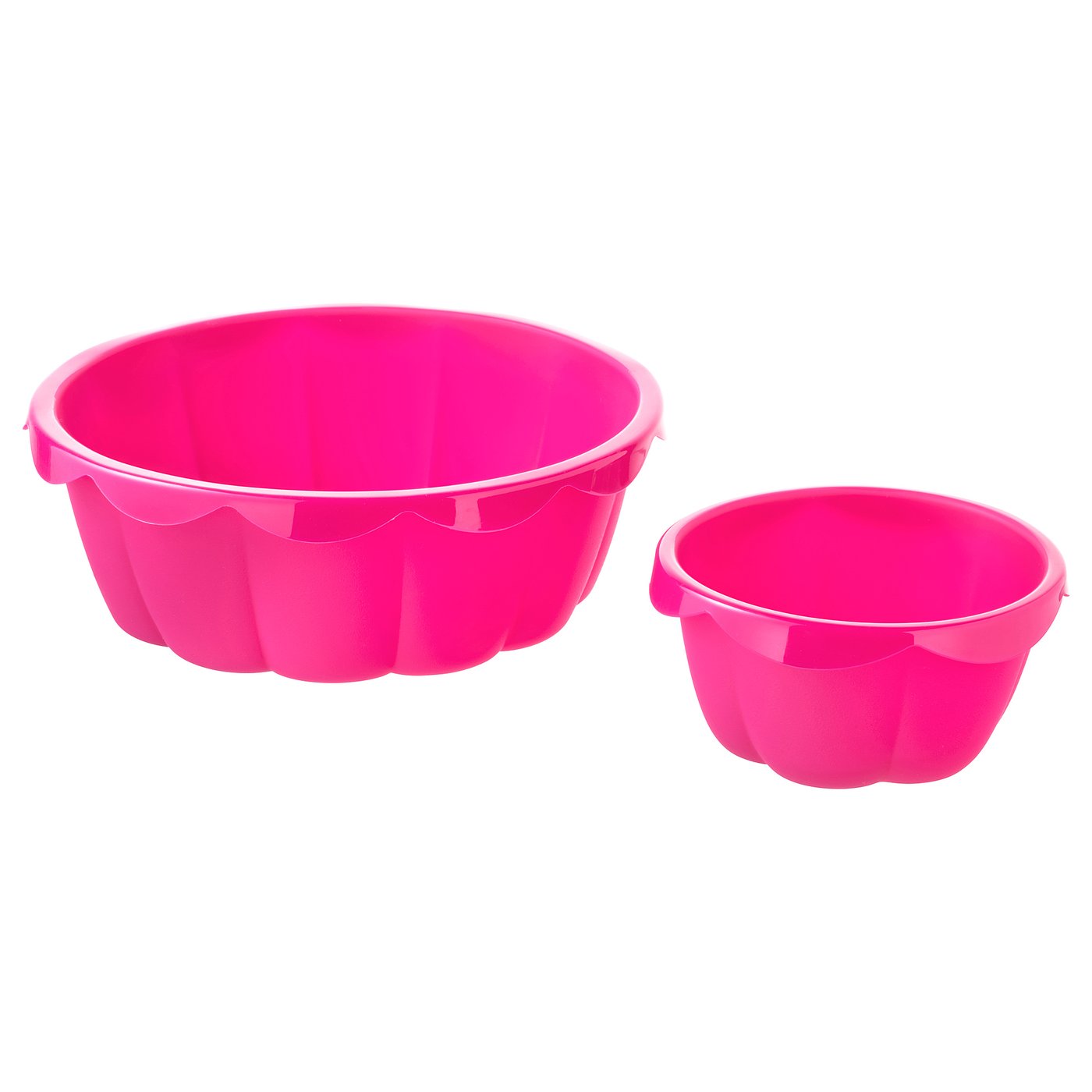 pink silicone baking set