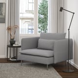 SÖDERHAMN Armchair, Tonerud grey