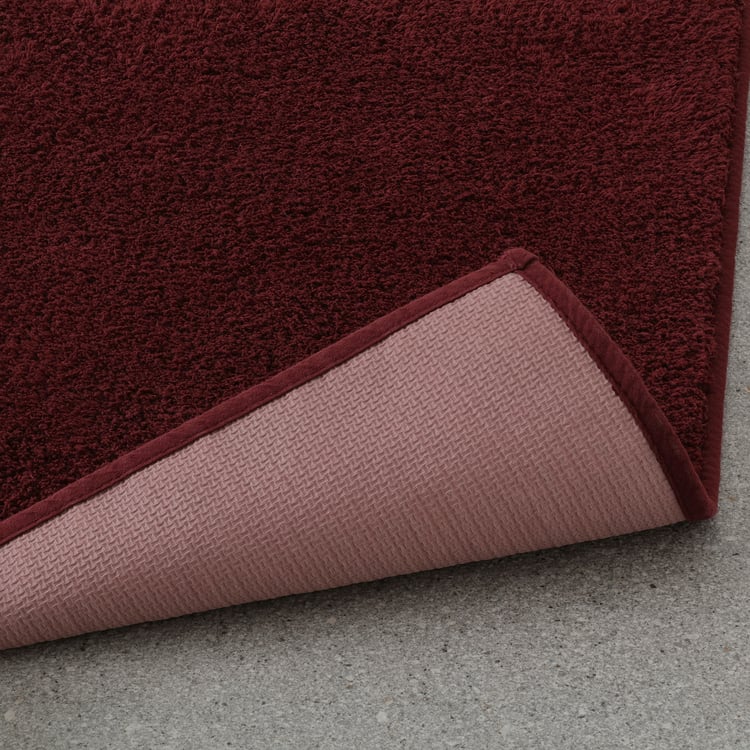 SÖDERSJÖN Deep Red Bath Mat, 50x80 cm IKEA