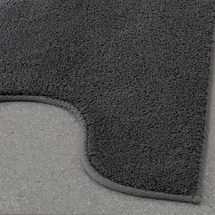 SÖDERSJÖN Dark Grey Pedestal Mat, 55x60 cm IKEA