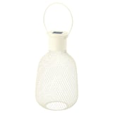 SOLVINDEN LED solar-powered lantern, outdoor/mesh white, 29 cm