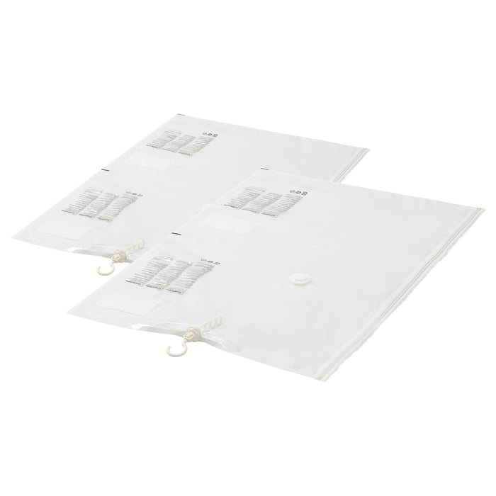 SPANTAD light grey, Vacuum seal hanging bag, Length 105 cm IKEA