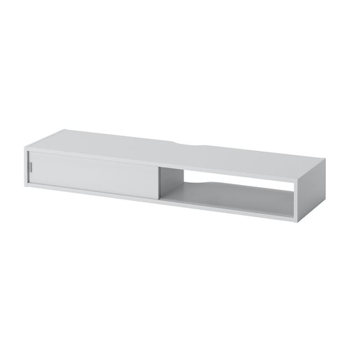 SPIKSMED Media shelf - light grey 117x32 cm