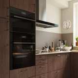 SPJUTBO True fan oven, combi steam function air fry function/black IKEA 700