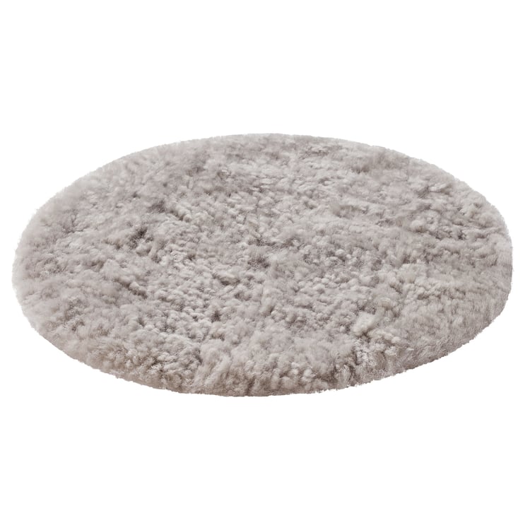 STEIVOR sheepskin chair pad, grey, 35 cm IKEA