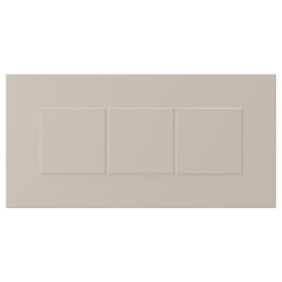 STENSUND Drawer front, beige, 40x20 cm
