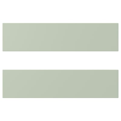 STENSUND Drawer front, light green, 40x10 cm