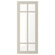 STENSUND Glass door, beige, 40x100 cm