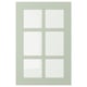STENSUND Glass door, light green, 40x60 cm