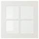 STENSUND Glass door, white, 40x40 cm