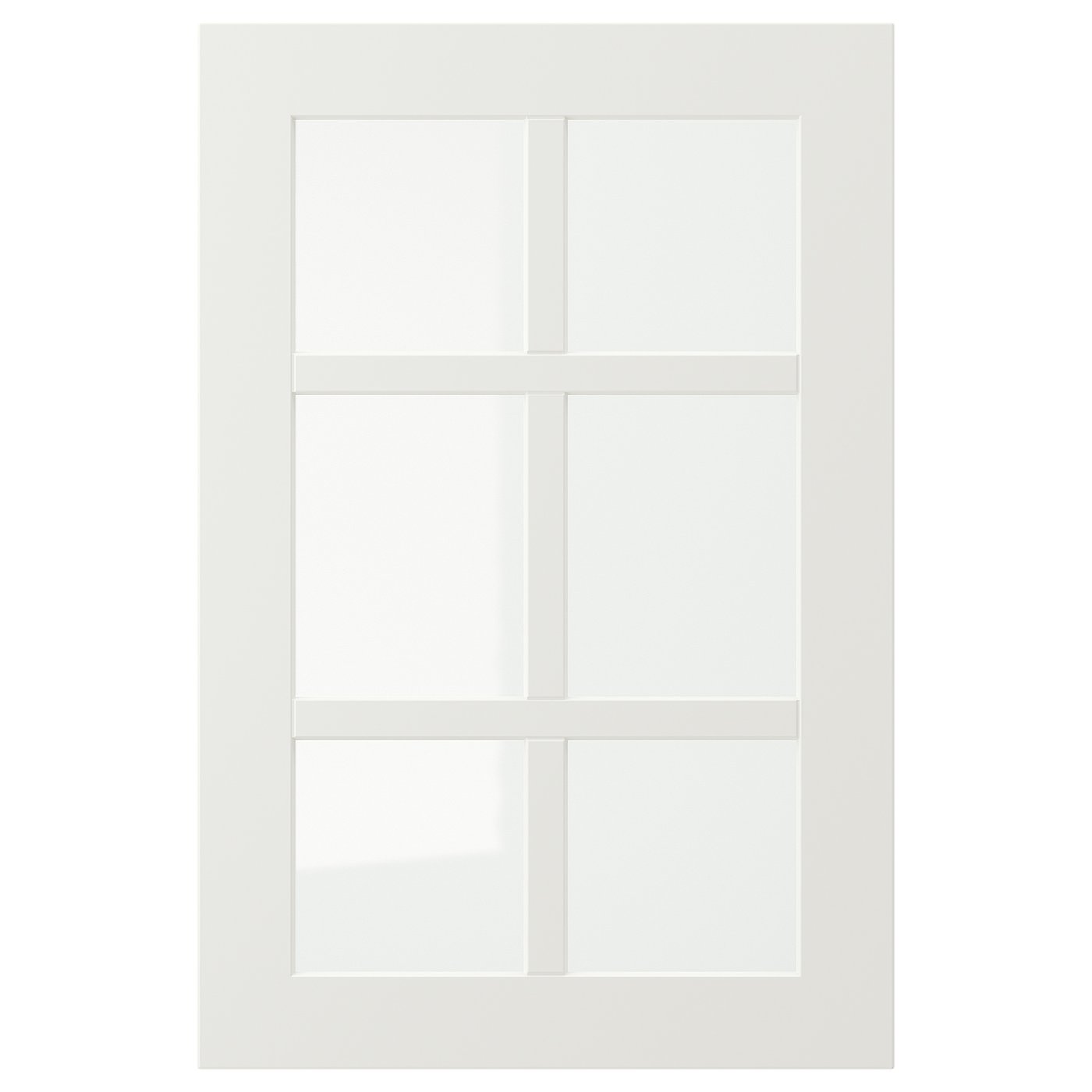 STENSUND Glass door - white 40x60 cm