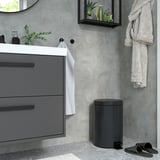 STENTRAPPA Pedal bin, anthracite, 18 l