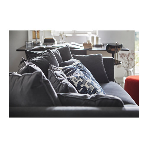 STOCKHOLM 2017 Threeseat sofa Sandbacka dark grey IKEA