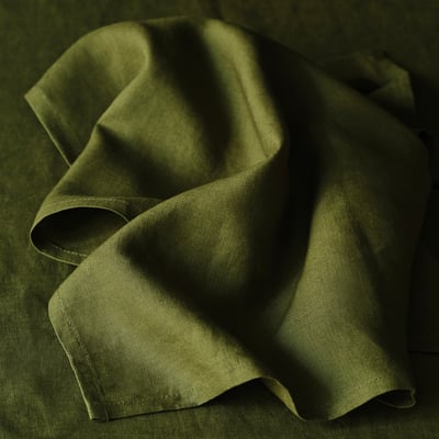 STOCKHOLM 2025 Napkin, dark green, 50x50 cm