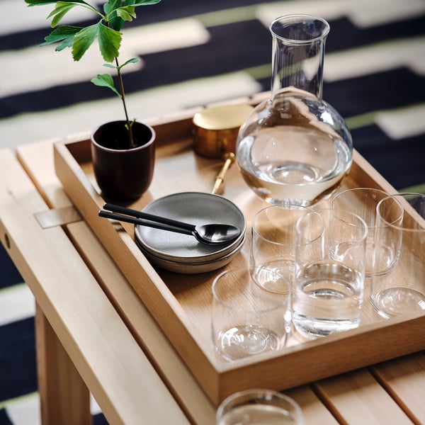 STOCKHOLM 2025 Tray, oak/veneer, 47x32 cm