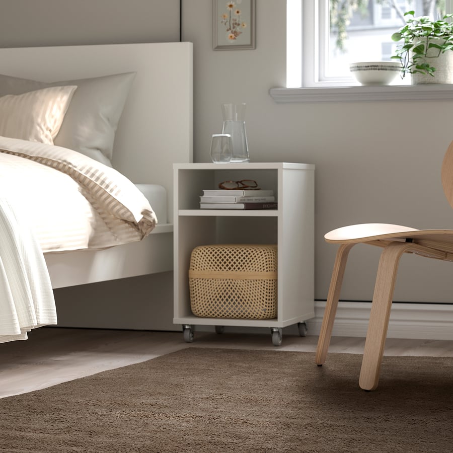 STOENSE Rug, low pile, beige, 133x195 cm IKEA