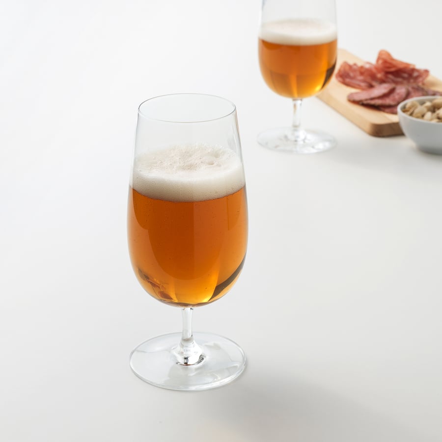 STORSINT clear glass, Beer glass IKEA