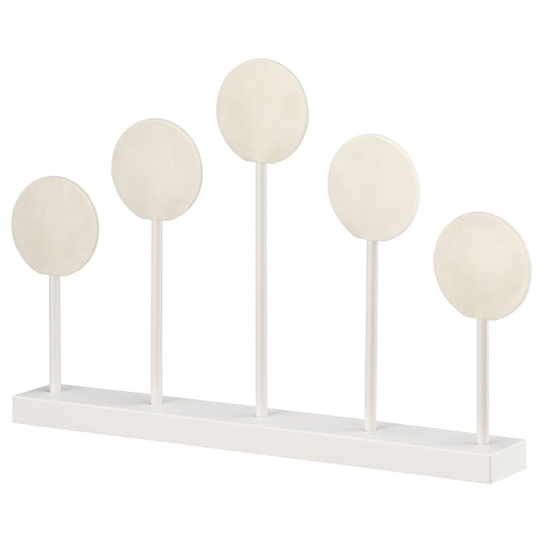 STRÅLA LED candelabra, lollipops battery-operated/white
