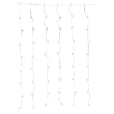 STRÅLA LED lighting curtain with 48 lights, outdoor star