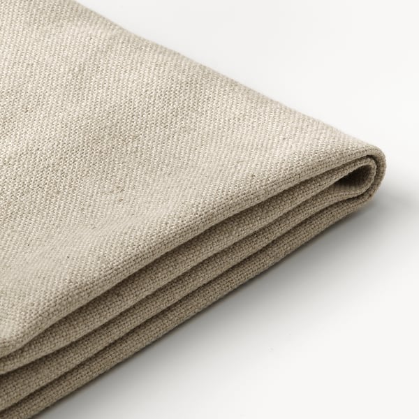 STRANDMON Slipcover for wing chair, Risane natural