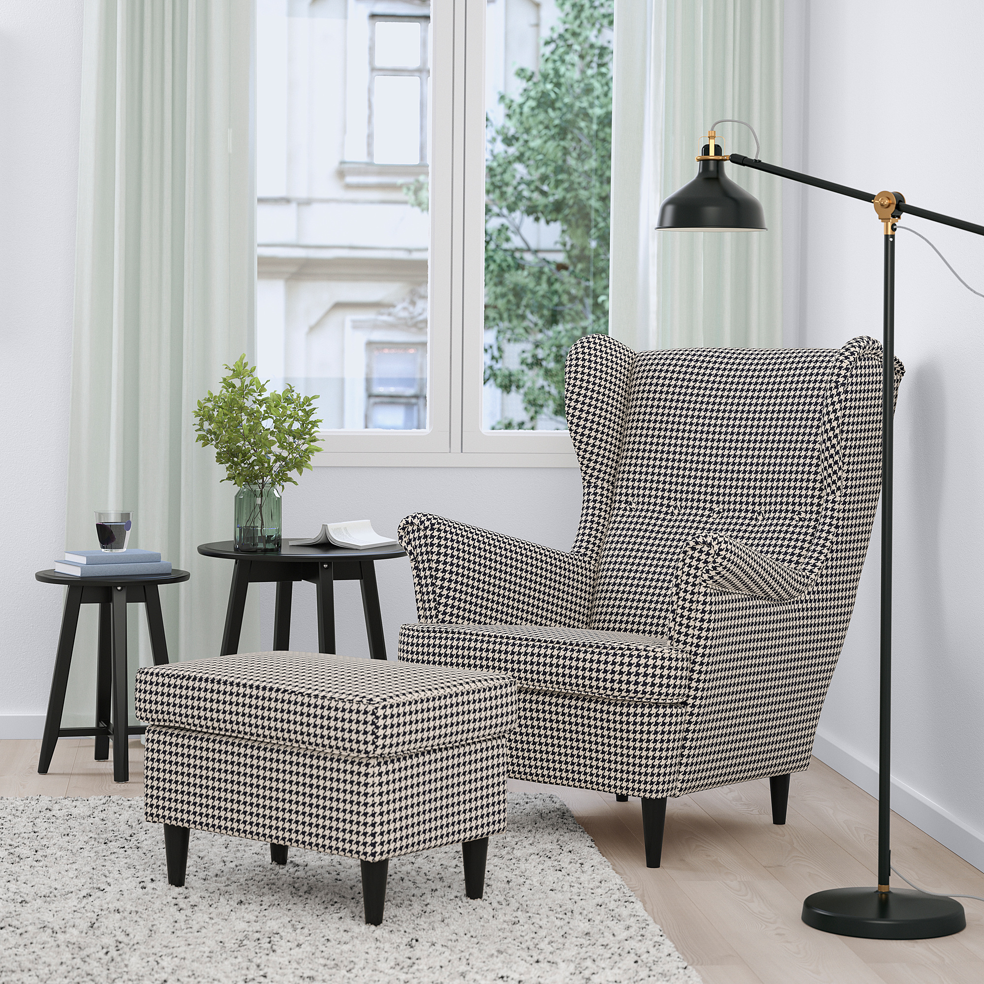 leather wingback chair ikea
