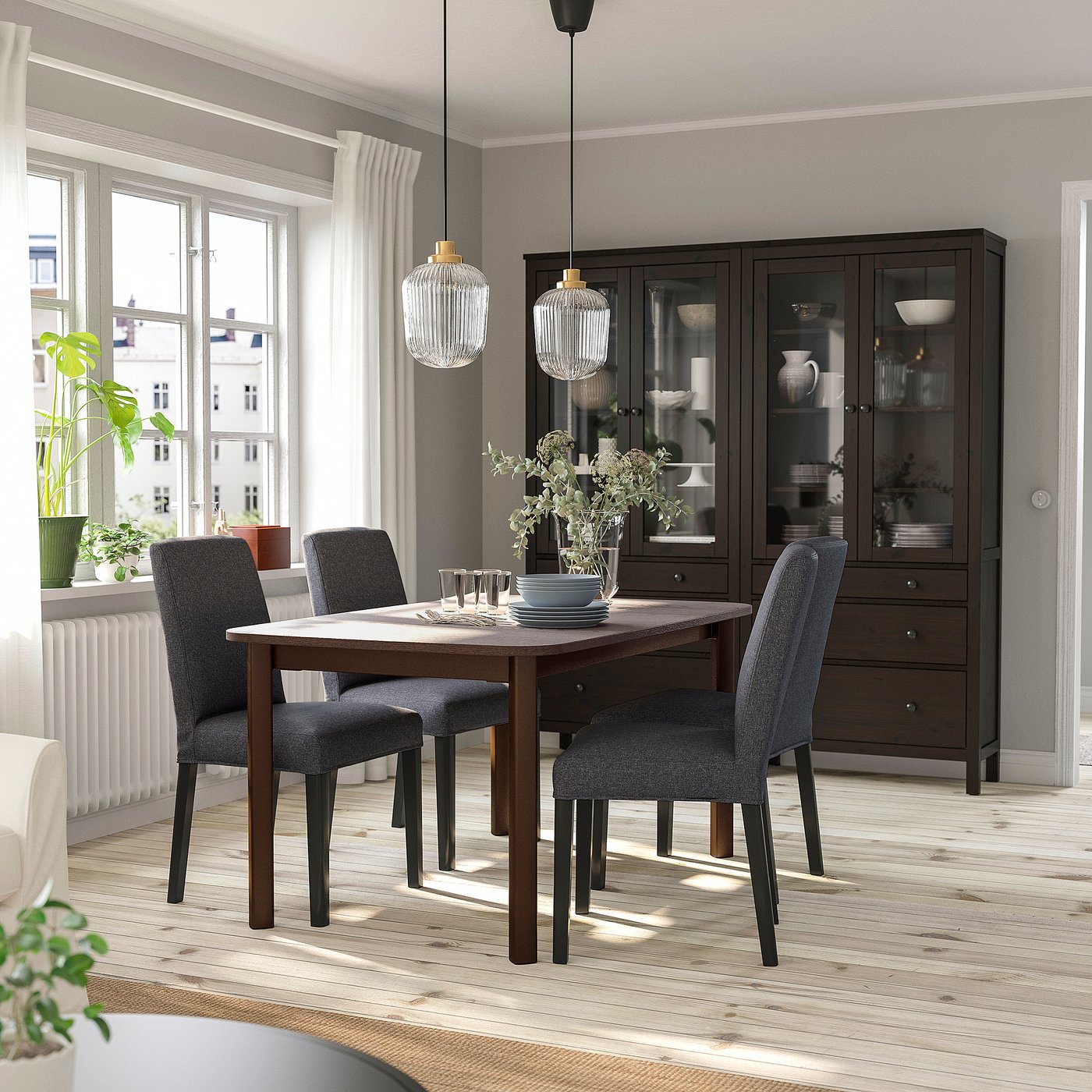 Brown Extendable Dining Table - IKEA UK