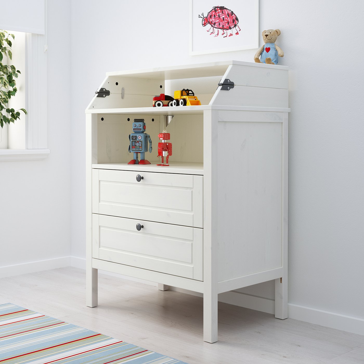 changing table with drawers ikea